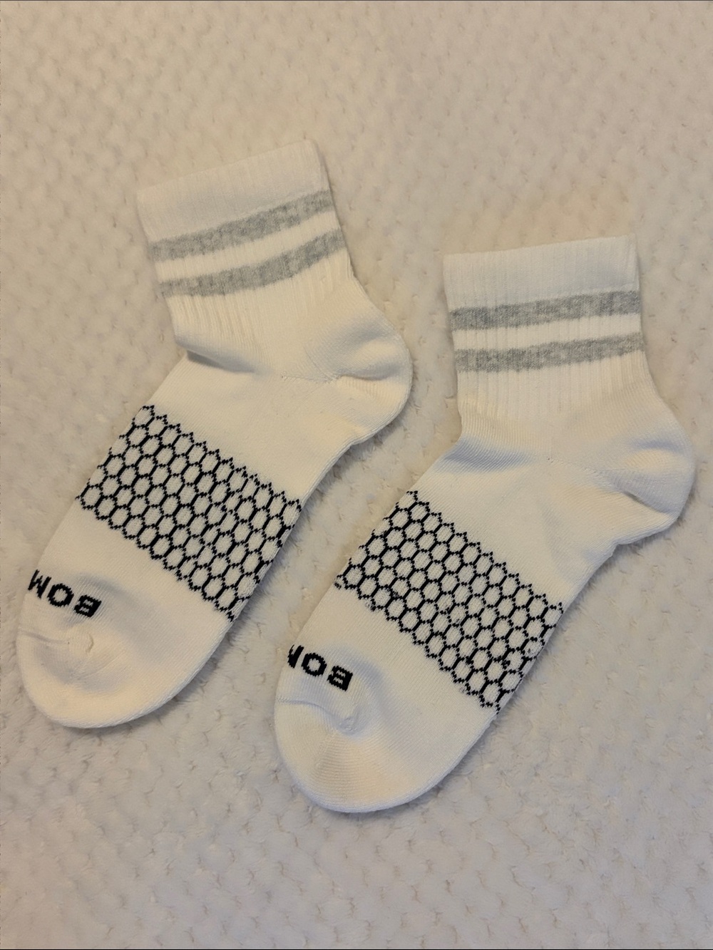 NWOT Bombas Women’s Vintage Stripes Quarter Socks, Medium 8-10.5
